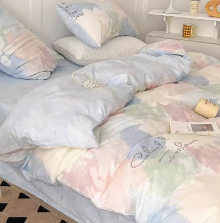 Simple Gradient Color Bed Four Sets Of Cotton Pure