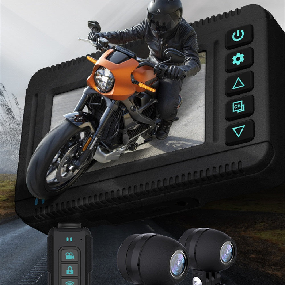 Trayectoria GPS de la grabadora impermeable para motocicletas de alta definición