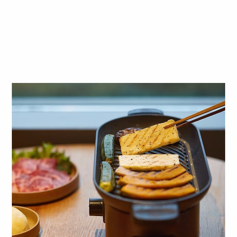 Petit poêle à barbecue électrique sans fumée de style japonais