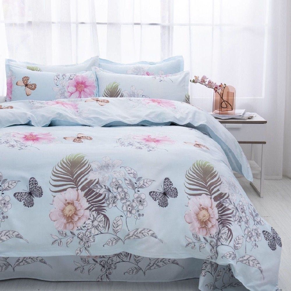 Ensemble quatre pièces housse de couette une pièce simple Double drap épais ensemble trois pièces