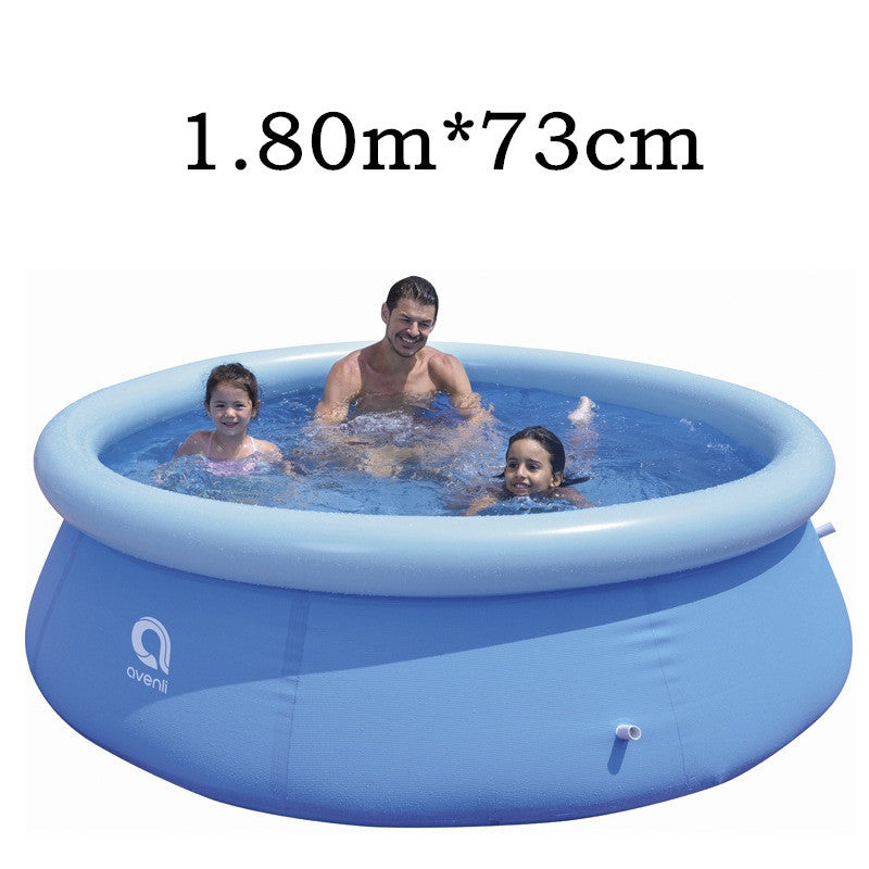 Piscine extérieure support rond piscine gonflable papillon piscine