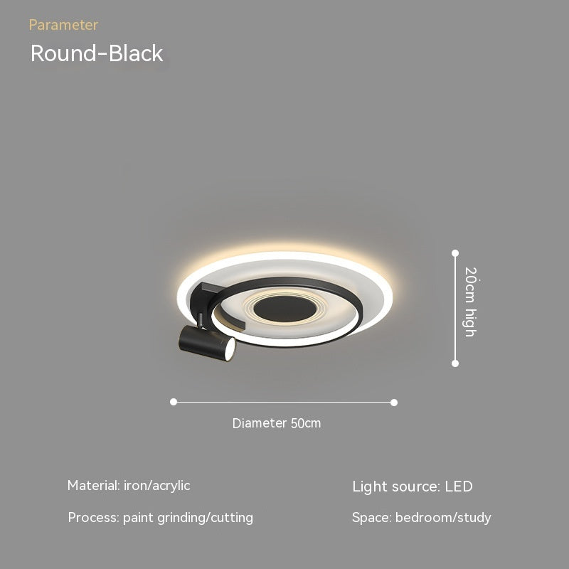 Atmósfera de lámpara de techo rectangular LED nórdica