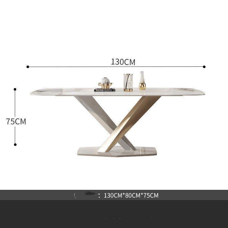 Petite combinaison de table à manger et de chaise d'acier inoxydable de ménage