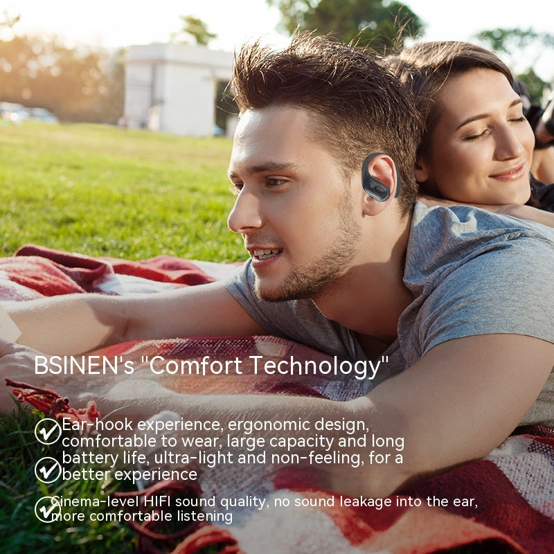 Smart Noise Reduction Ear-mounted Wireless Bluetooth Headset