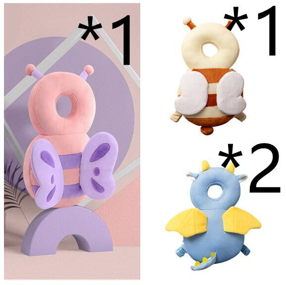 Baby Toddler Headrest Child Protection Baby Head Protection Cushion Cute Angel Wings