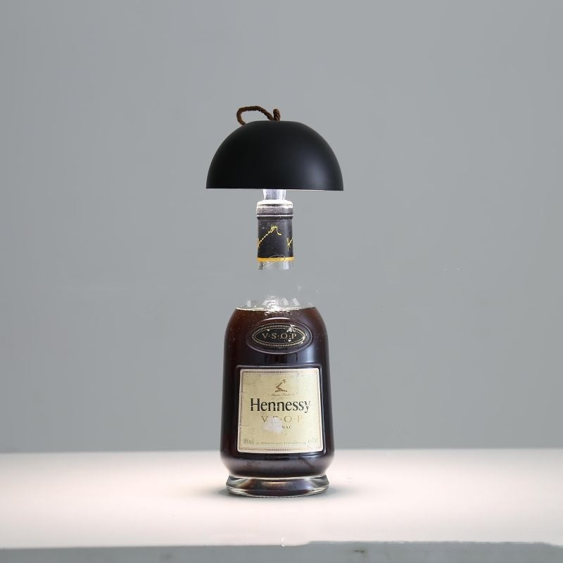 Creative Plug-in Wine Bottle Lights Three-color Dimming Wine Bottle Table Lamp