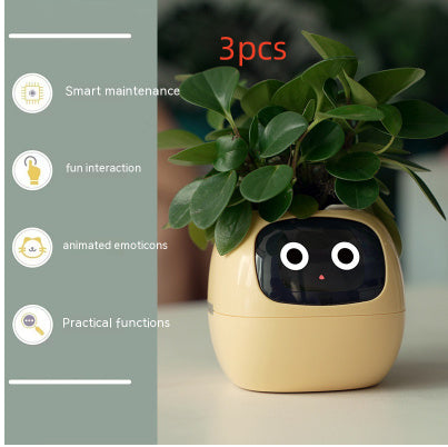 Facial Expression Control Intelligent Flower Pot