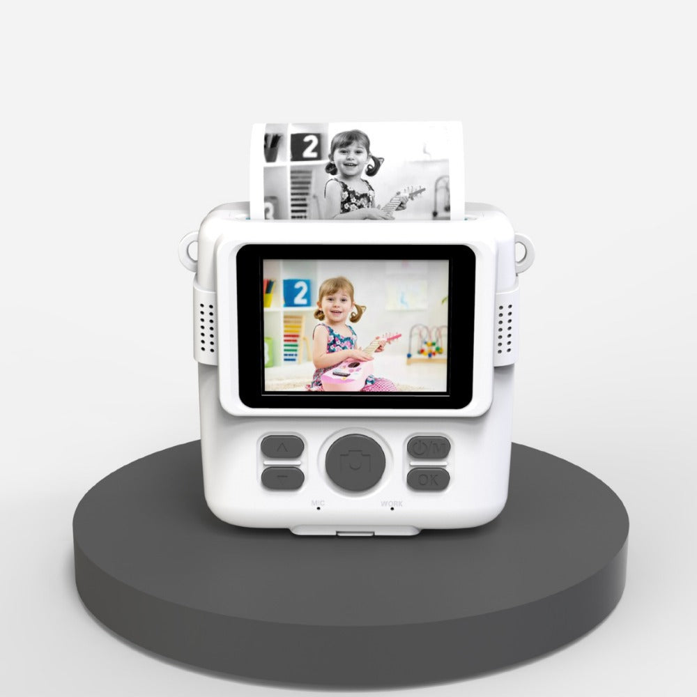 Caméra avant et arrière HD pour enfants Mini caméra Polaroid