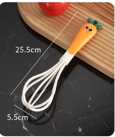 Ensemble d'ustensiles de cuisine Carrot avec crochet de rangement