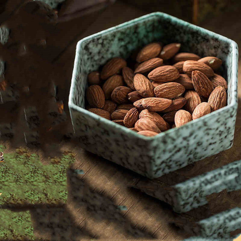 Boîte à collation aux fruits secs avec couvercle