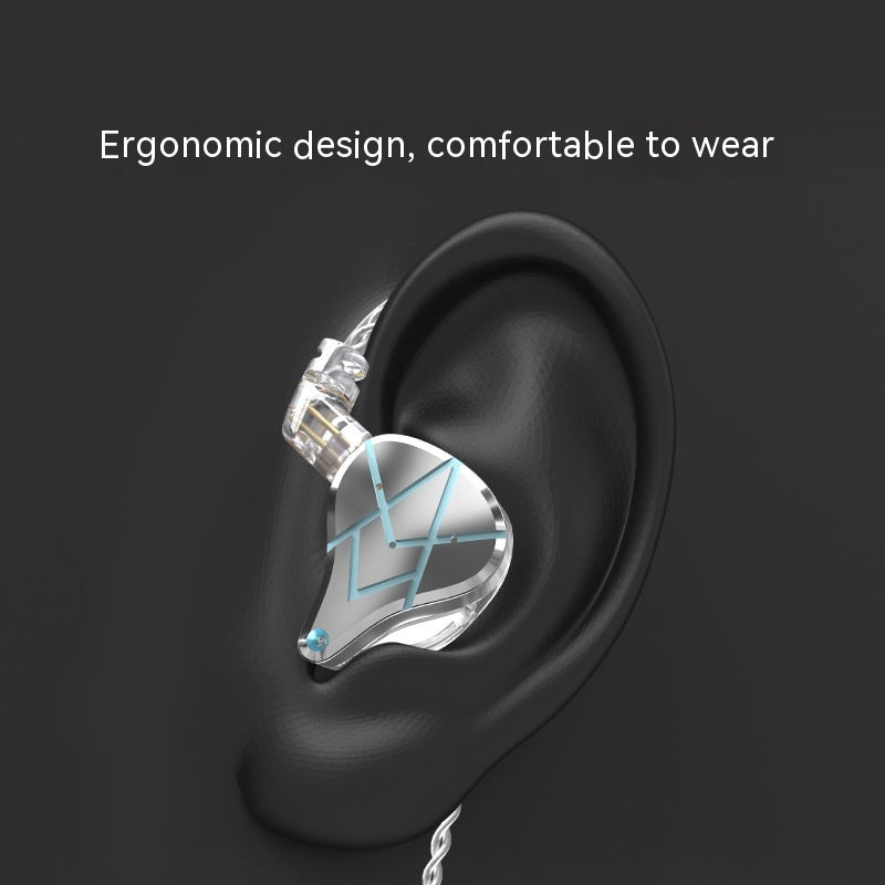 In-ear Headphones Monitor-level Noise Reduction Headset With Microphone Drive-by-wire