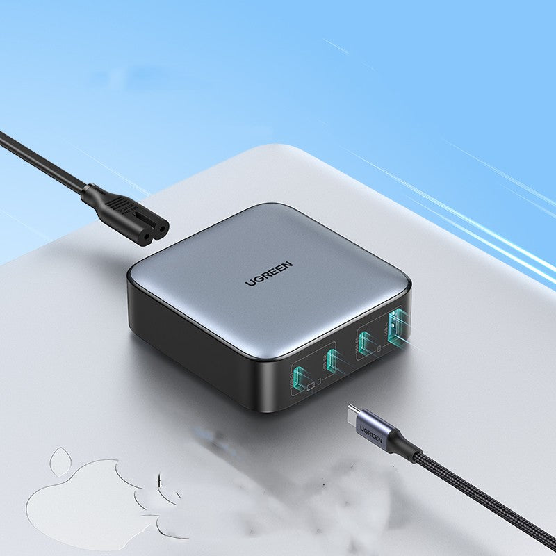 Tête de chargeur en nitrure de gallium 100W, prise de charge rapide multi-ports PD