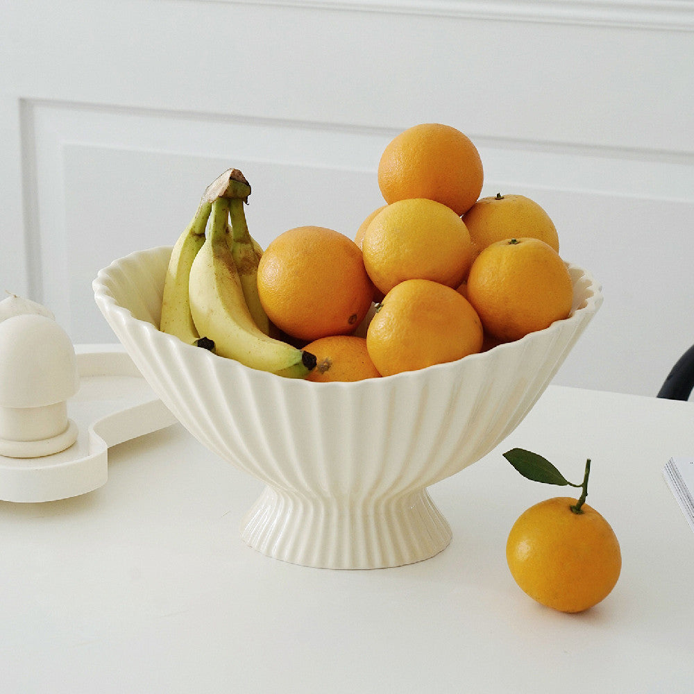 Beike New Year Decoration Ceramic Fruit Plate And Vase