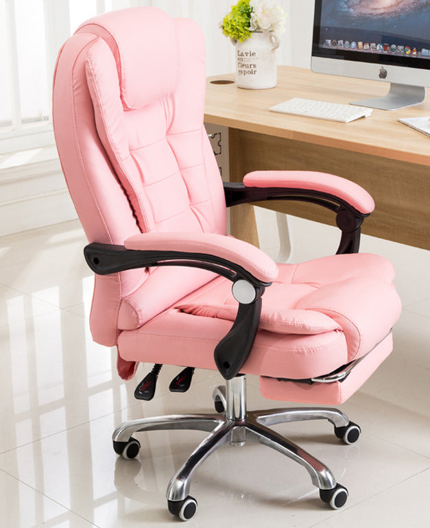 Chaise de bureau inclinable, pivotante, ergonomique, pour ordinateur domestique, Simple