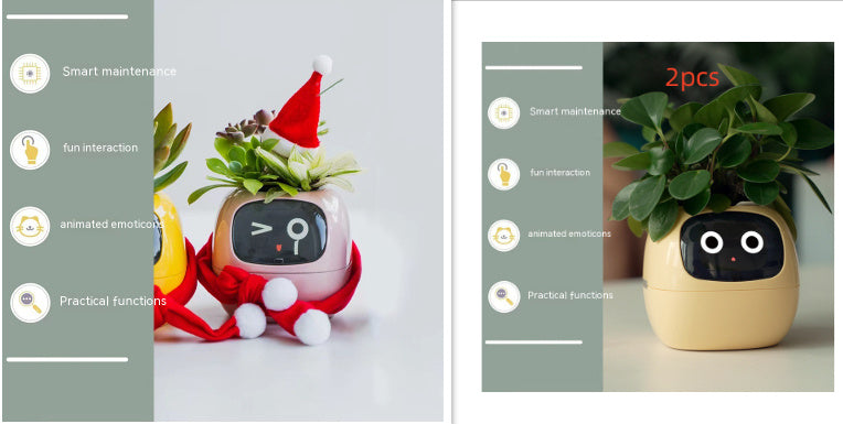 Facial Expression Control Intelligent Flower Pot