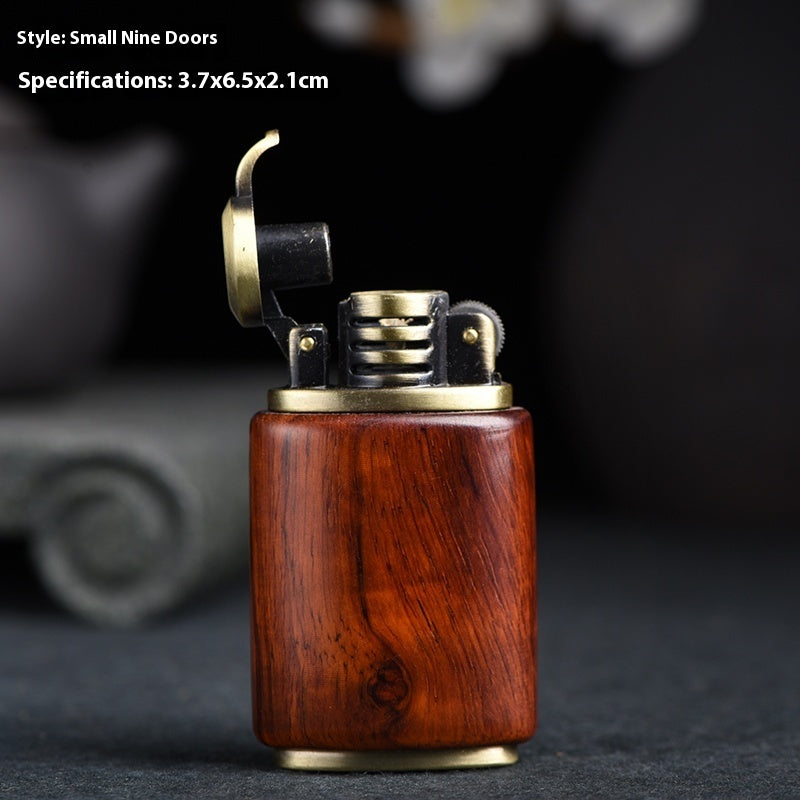 Wood Carved Windproof Lighter Gift