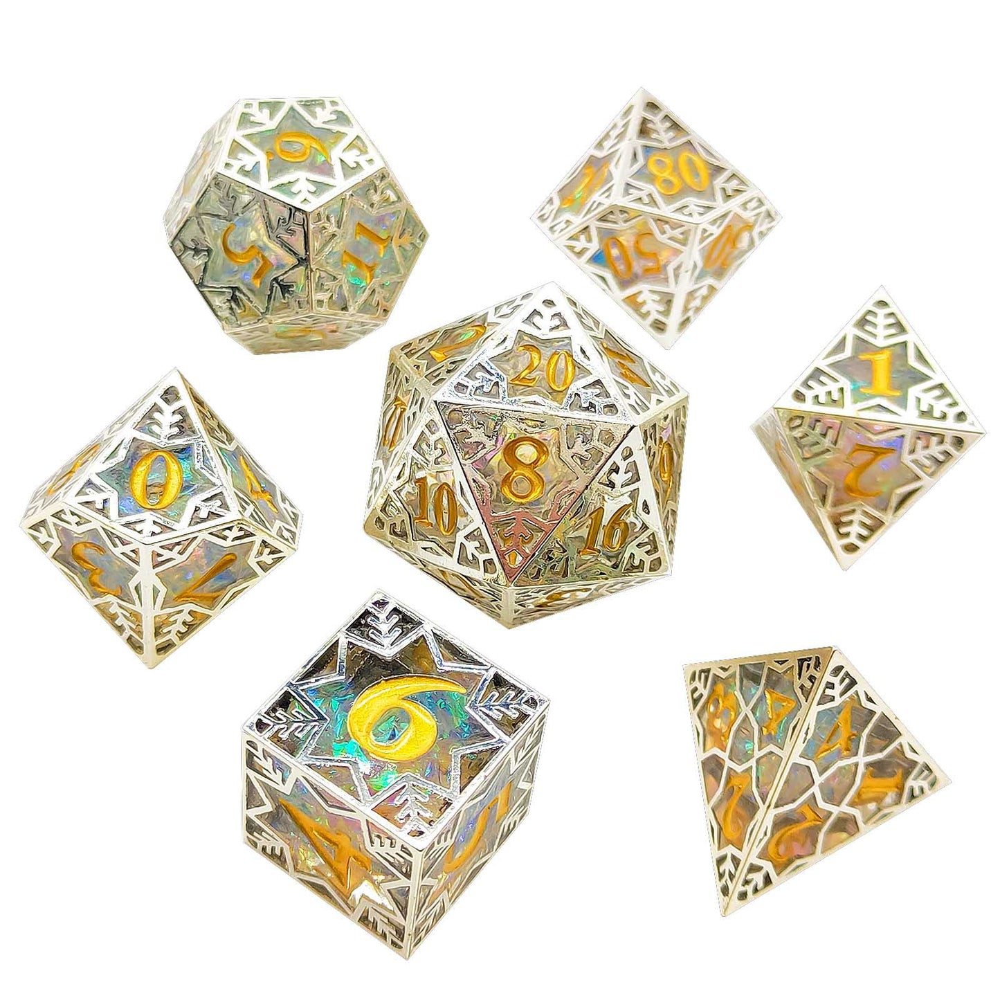 Metal Copper Frame Resin Dice Suit