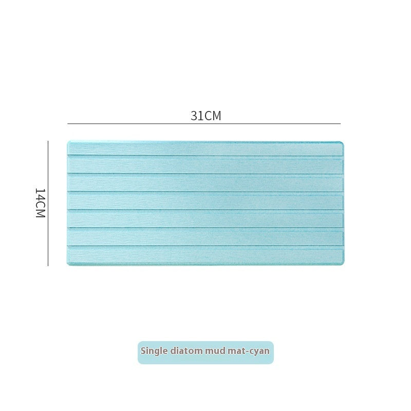 Bathroom Wash Diatomite Water Absorbent Coaster