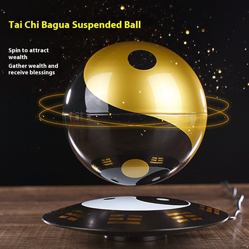 Ornements décoratifs de boule de Tai Chi de 6 pouces à suspension magnétique