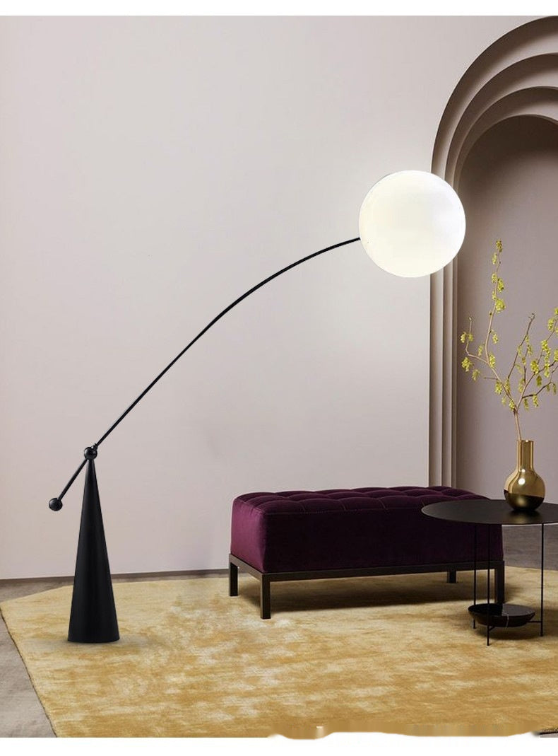 Lampadaire boule lumineuse luxe personnalité pêche