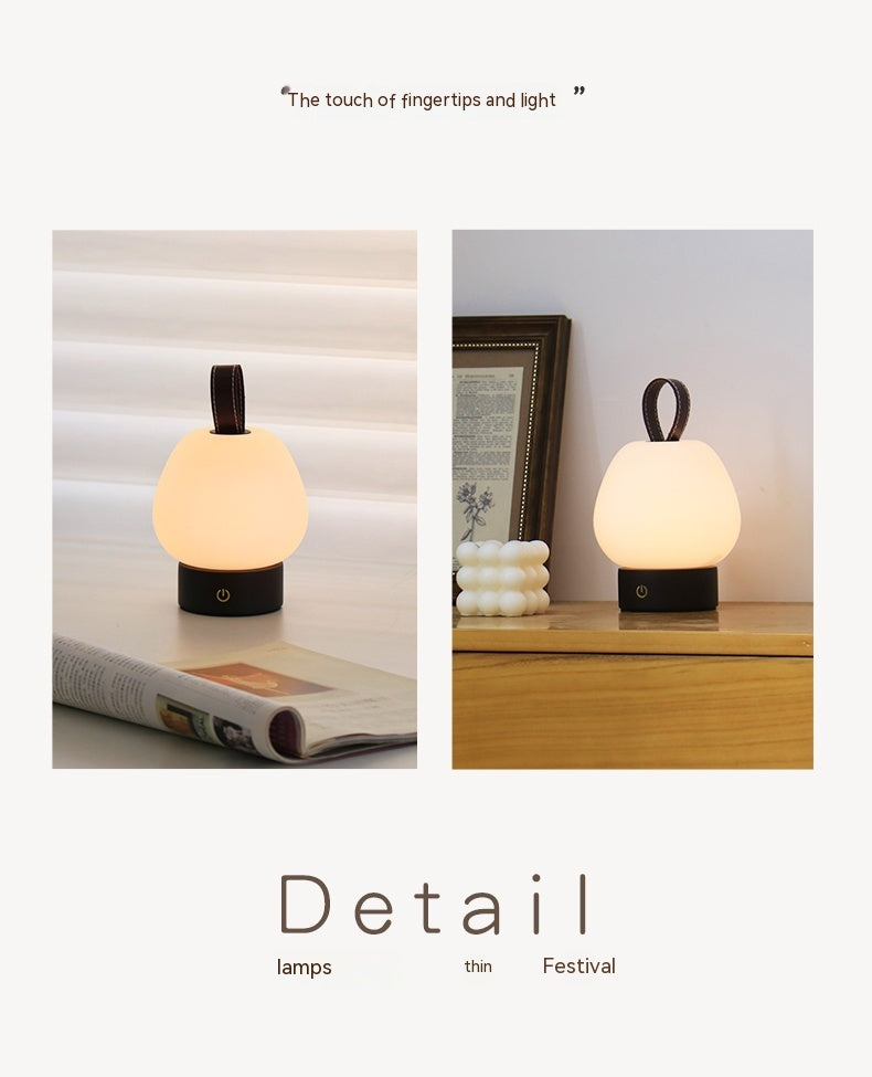 French Retro Vintage Pear Table Lamp Instagram Charging