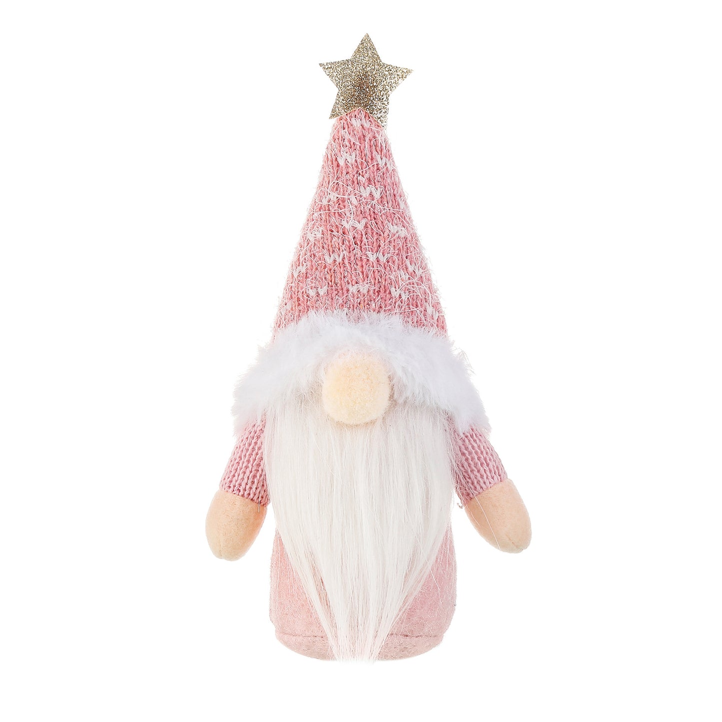 Suministros de decoración navideña Estrella de cinco puntas Muñeca sin rostro Decoración Regalo para niños