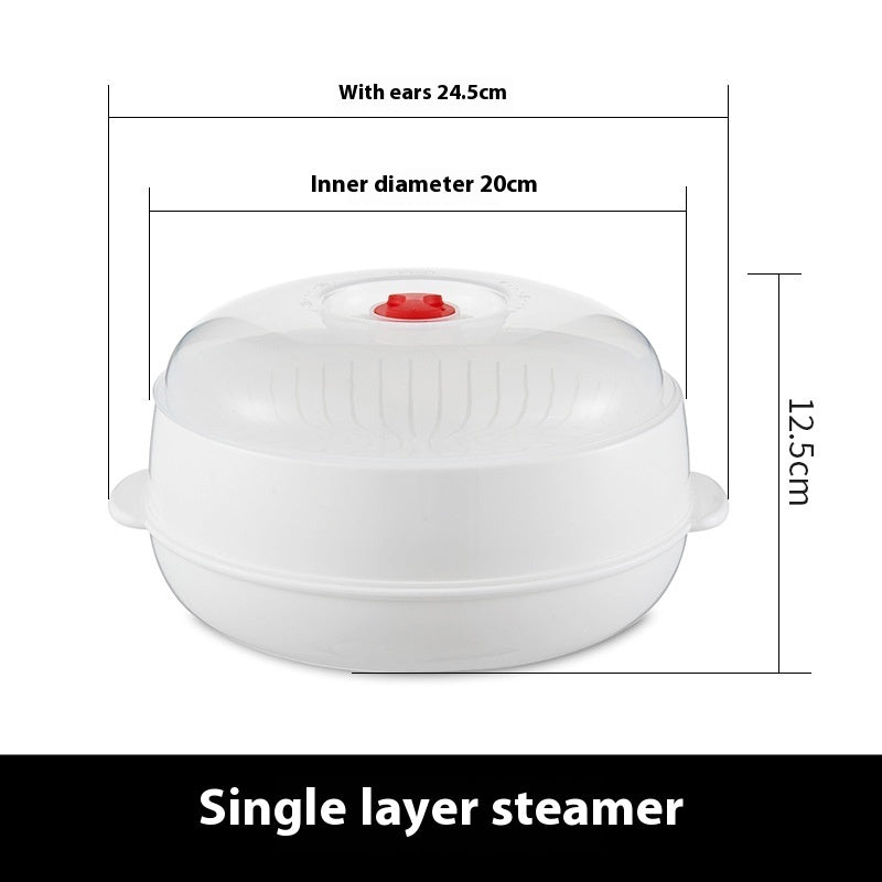 Horno microondas dedicado para calentar lonchera binaural redonda