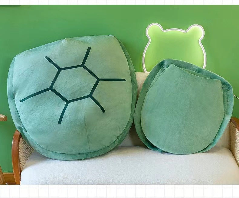 Nueva almohada de concha de tortuga, divertida y grande caparazón de tortuga, muñeca de compañía para dormir, ropa para muñeca, almohada de concha de tortuga para dormir para mujeres