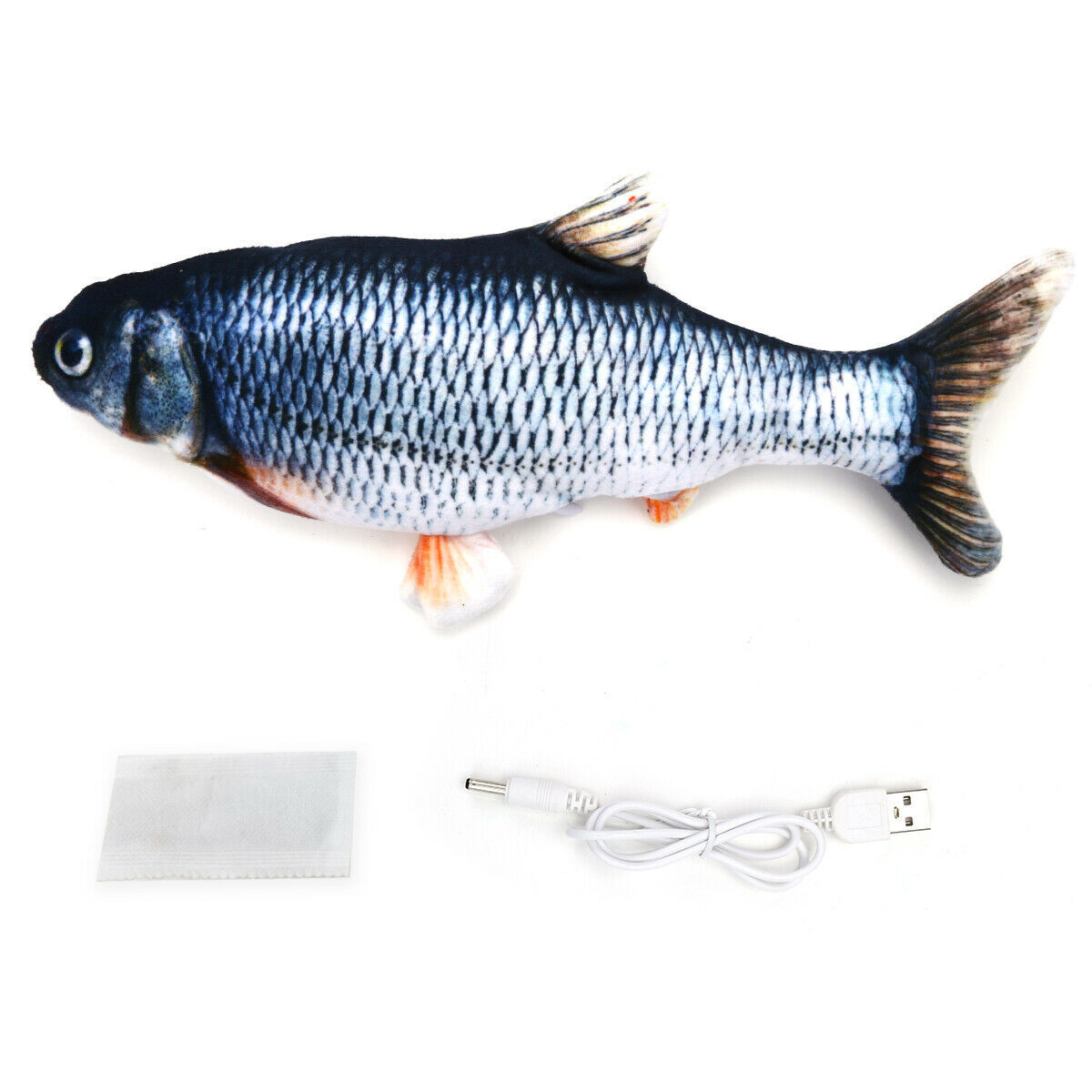 Jouet électronique doux en forme de poisson pour animal de compagnie, jouet électrique pour chat, chargement USB, Simulation de poisson, fournitures de jeu à mâcher amusantes, livraison directe