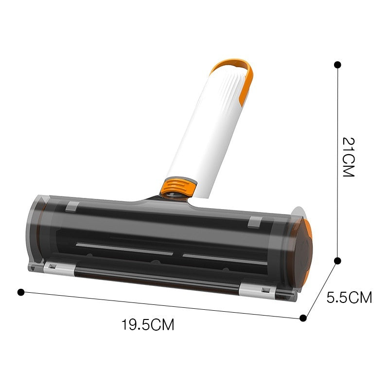 Rodillo de depilación para mascotas 2 en 1, cepillo para quitar el pelo lavable portátil multifuncional, suministros para mascotas