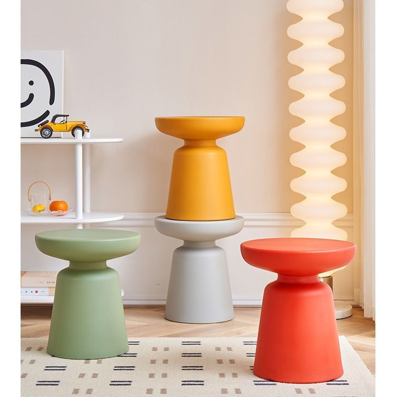 Mushroom Stool Plastic Minimalist Table Small Coffee Table Bedside Small Table