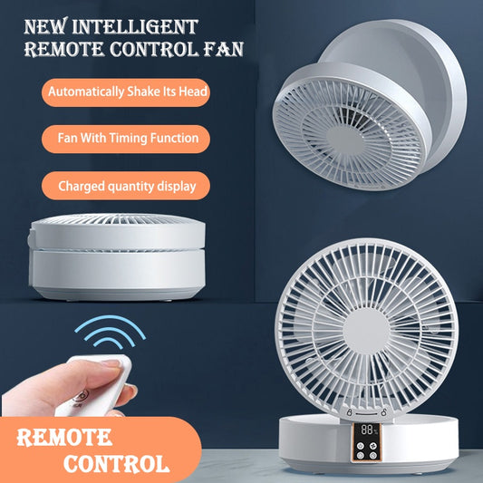 Ventilateur de plafond électrique pliable avec télécommande, Portable, Rechargeable par Usb, veilleuse, refroidisseur d'air, appareil ménager