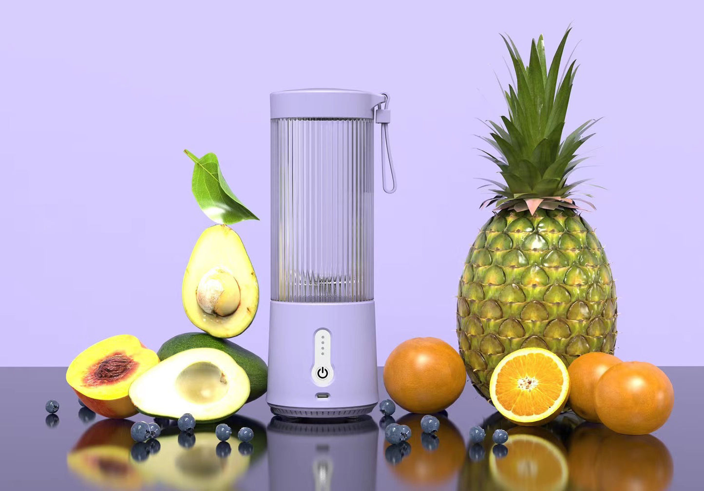 Pequeña taza de jugo Mini exprimidor de frutas licuadora eléctrica