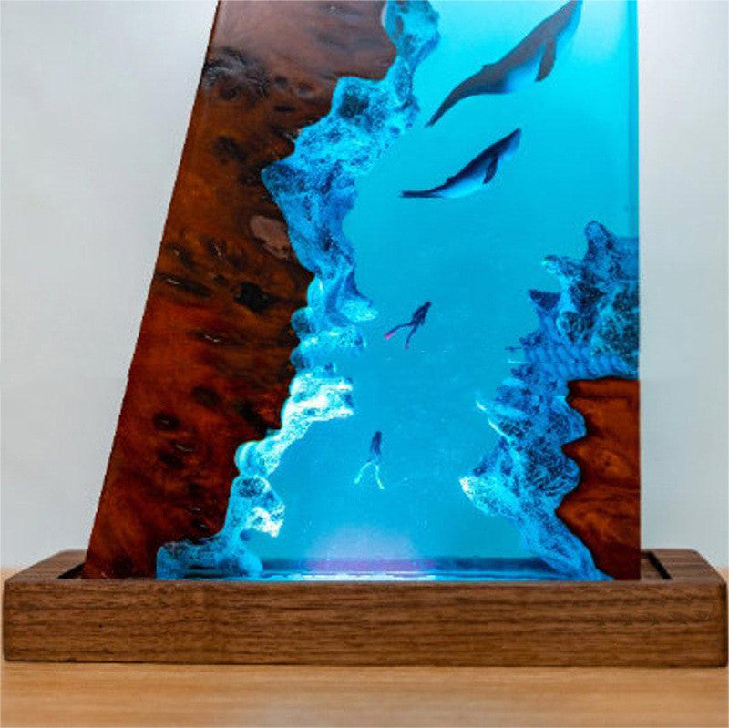 Creative Diver Marine Animal Small Night Lamp