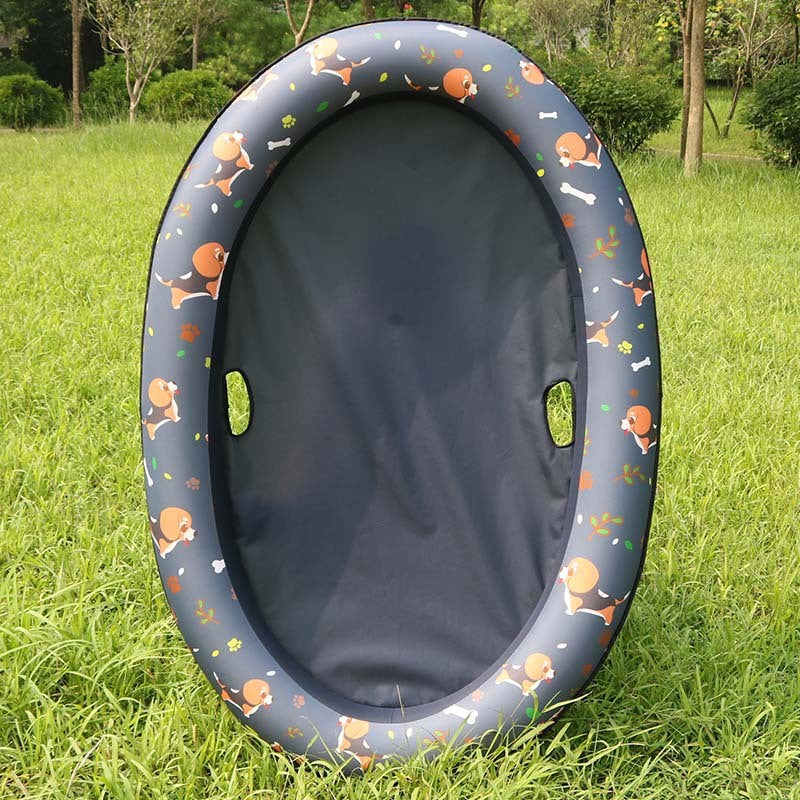 Piscina para perros, hamaca inflable, piscina para mascotas, cama flotante, anillo de natación para primavera y verano