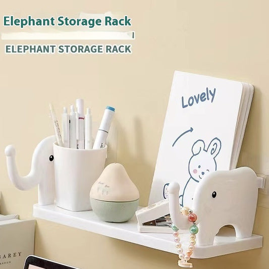 Elephant Storage Rack Factory Direct Sales Punch-free Wall Hanging