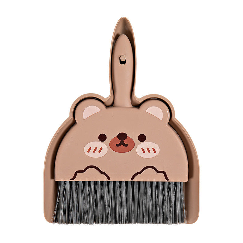 Cartoon Broom Dustpan Suit Broom Desktop Cleaning Brush Mini Small Broom Combination Table Sweep