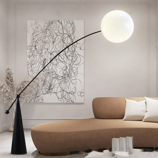 Lampadaire boule lumineuse luxe personnalité pêche