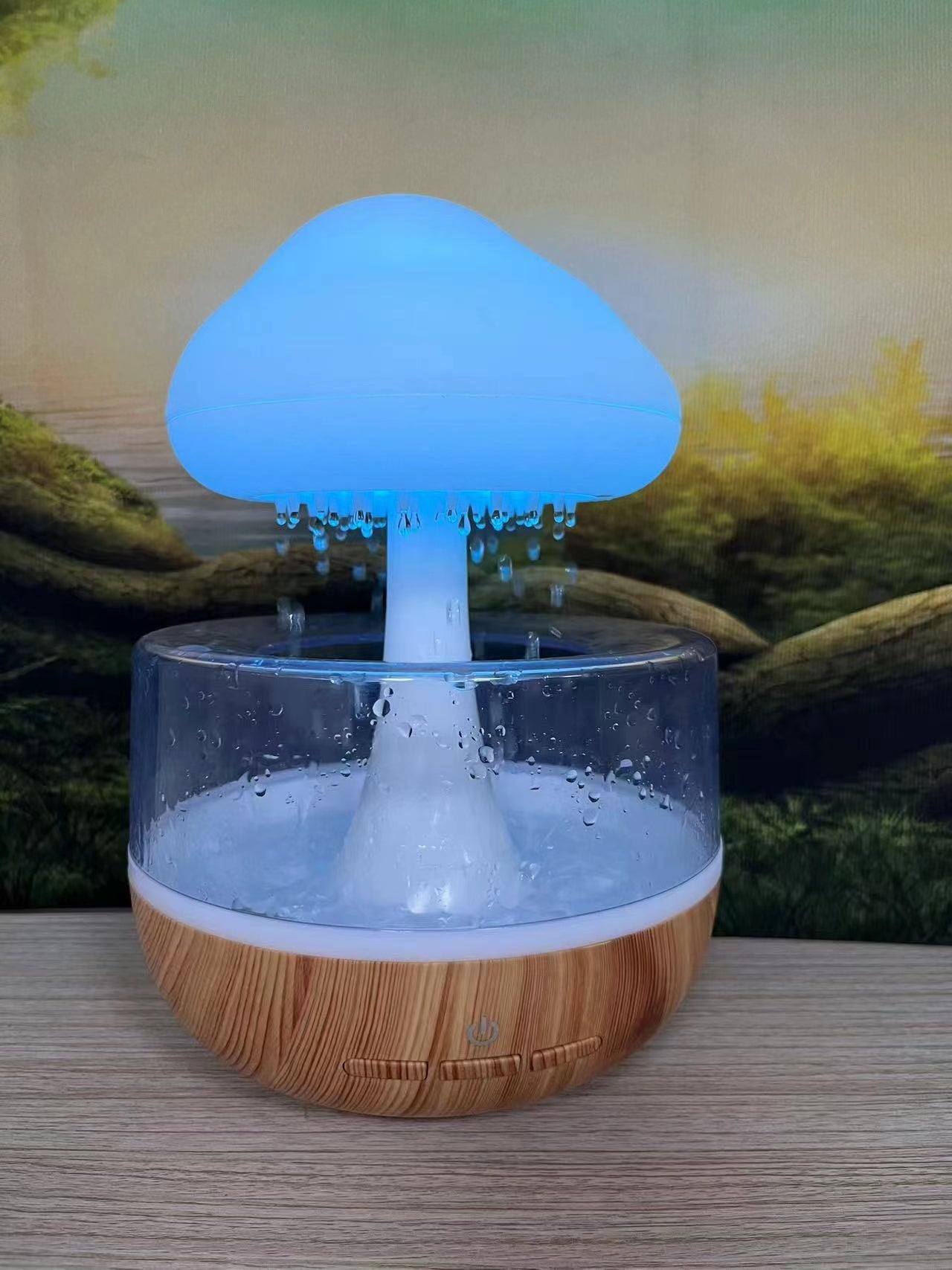 Humidificateur d'arôme de nuage de pluie, humidificateur de pluie, humidificateur de gouttes d'eau