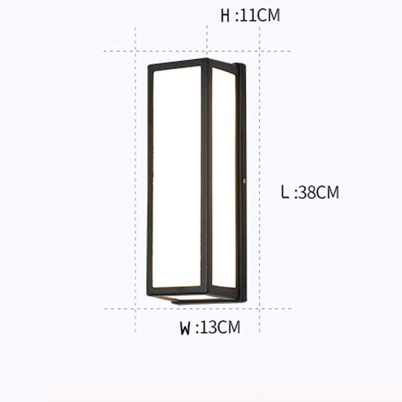 Luz exterior Villa Luz de pared exterior de aluminio Luz frontal de puerta