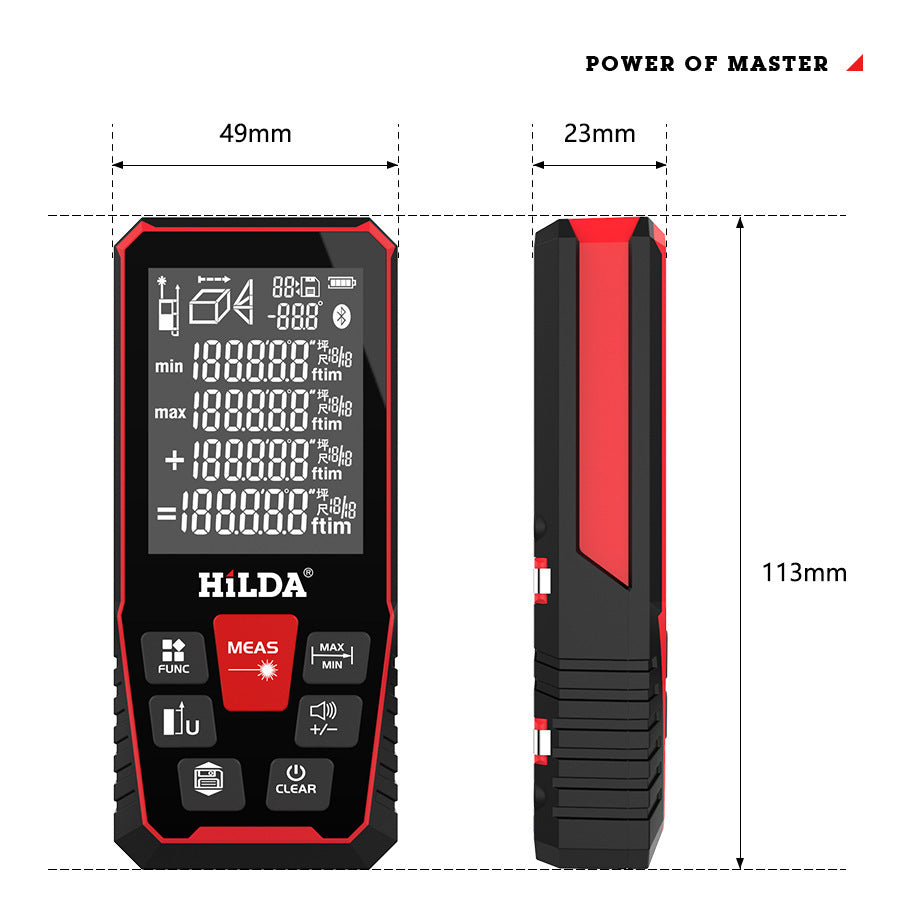 Laser Rangefinder 120 M 100 M Measuring Room Building Rangefinder Laser Rangefinder No Rangefinder