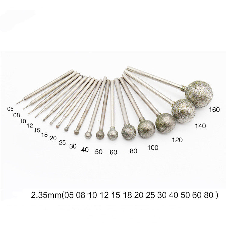 F Needle Spherical Round Head Emery Grinding Needle