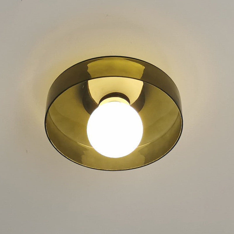 French Retro Glass Ceiling Light