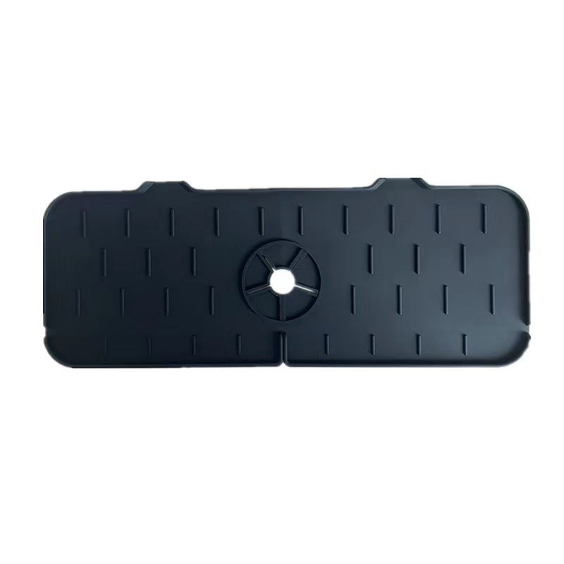 Alfombrilla absorbente para grifo de silicona para cocina, protector contra salpicaduras para fregadero, protector de encimera para baño y cocina