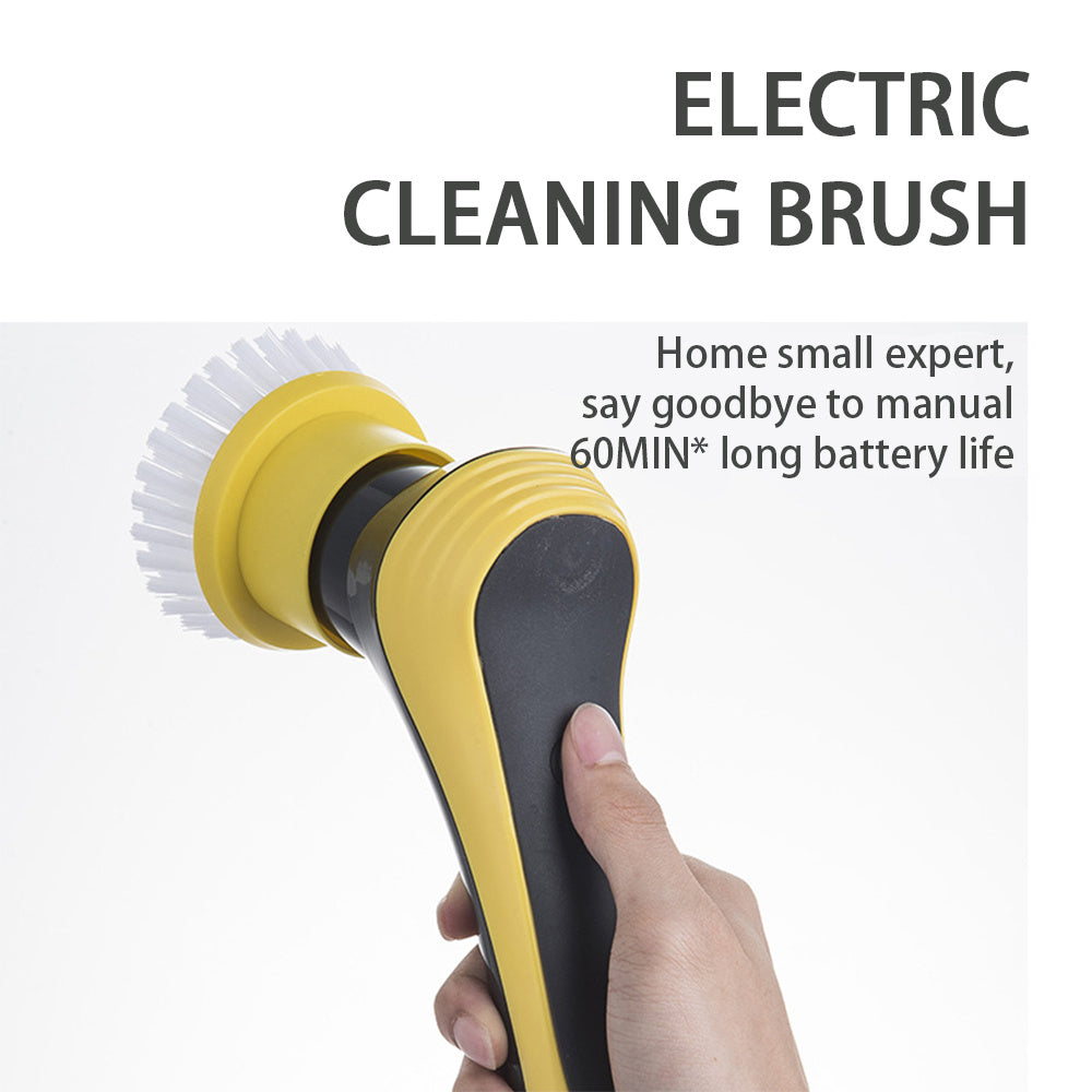 Brosse de nettoyage électrique pour sol de salle de bain, brosse réglable sans fil