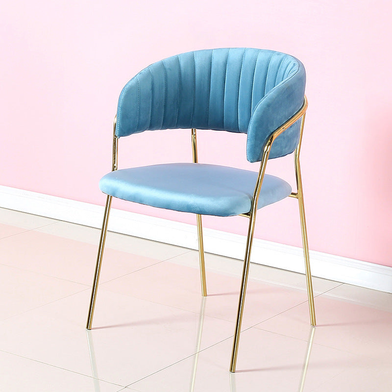 Muebles de hotel con estilo Silla de comedor de terciopelo