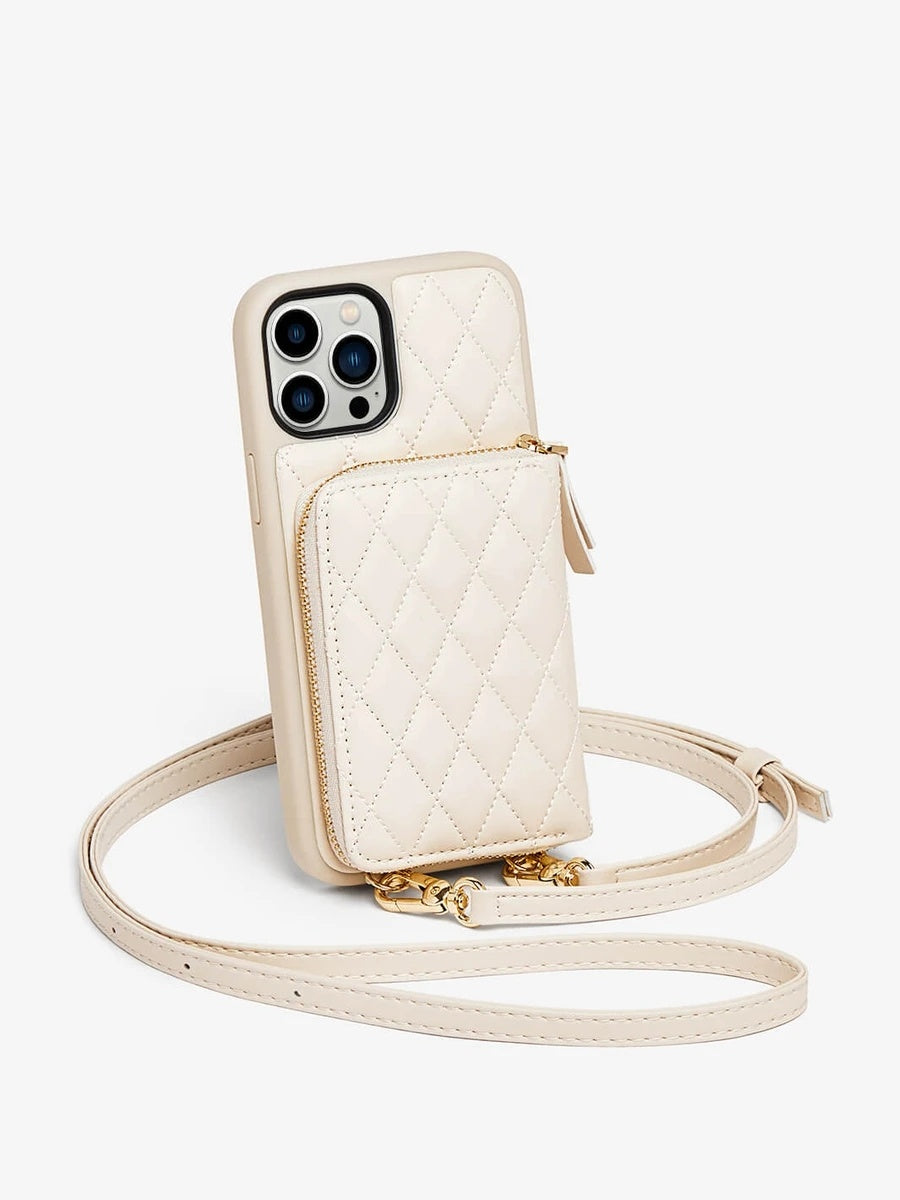 Mobile Phone Case Rhombus Crossbody Protection